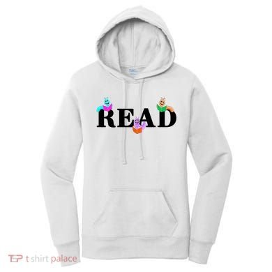 Read Cute Book Worms Women's Hoodie