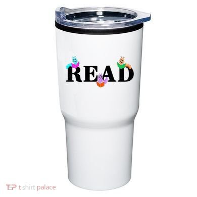 Read Cute Book Worms Tumbler