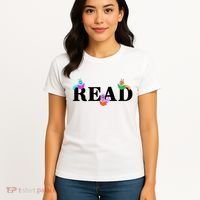 Read Cute Book Worms Women's T-Shirt thumb 4