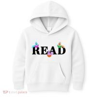 Read Cute Book Worms Kids Hoodie thumb 0