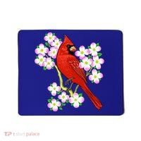 Red Cardinal Bird Dogwood Flower North Carolina Virginia Great Gift Mousepad thumb 0