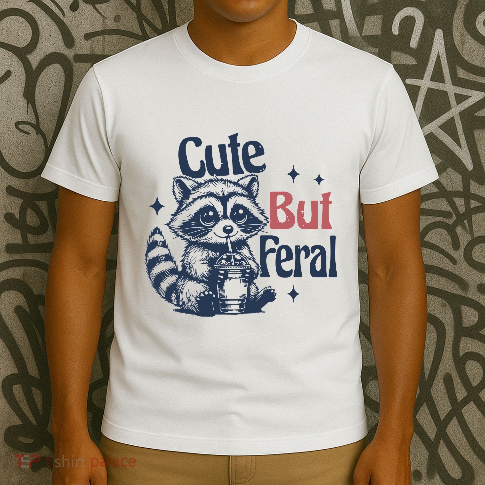 Raccoon Cute But Feral Vintage T-Shirt