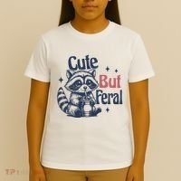Raccoon Cute But Feral Vintage T-Shirt thumb 4