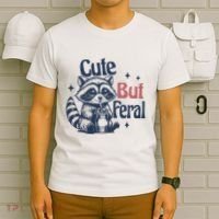 Raccoon Cute But Feral Vintage T-Shirt thumb 6