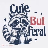 Raccoon Cute But Feral Vintage T-Shirt thumb 7