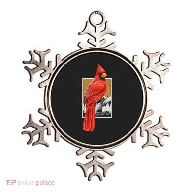 Red Cardinal Bird Watcher Bird Watching Vintage Nature Bird Gift Ornament