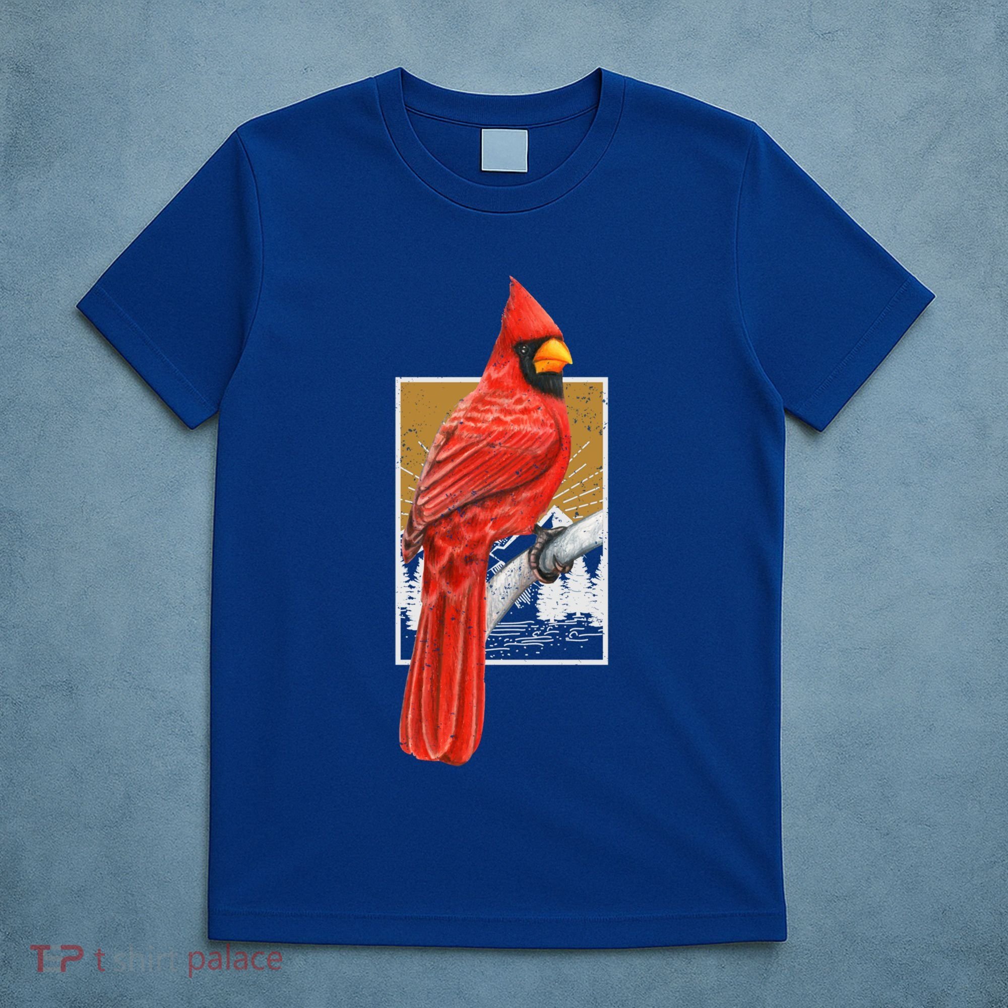 Red Cardinal Bird Watcher Bird Watching Vintage Nature Bird Gift T-Shirt