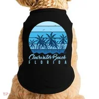 Retro Clearwater Beach Florida Doggie Tank thumb 0