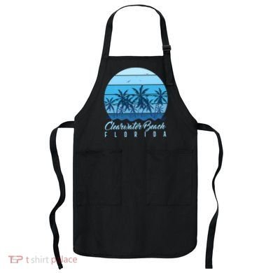 Retro Clearwater Beach Florida Apron