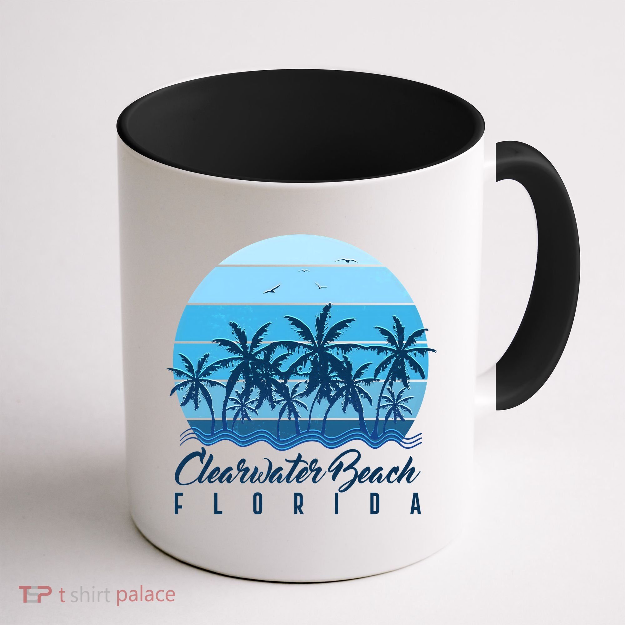 Retro Clearwater Beach Florida Coffee Mug
