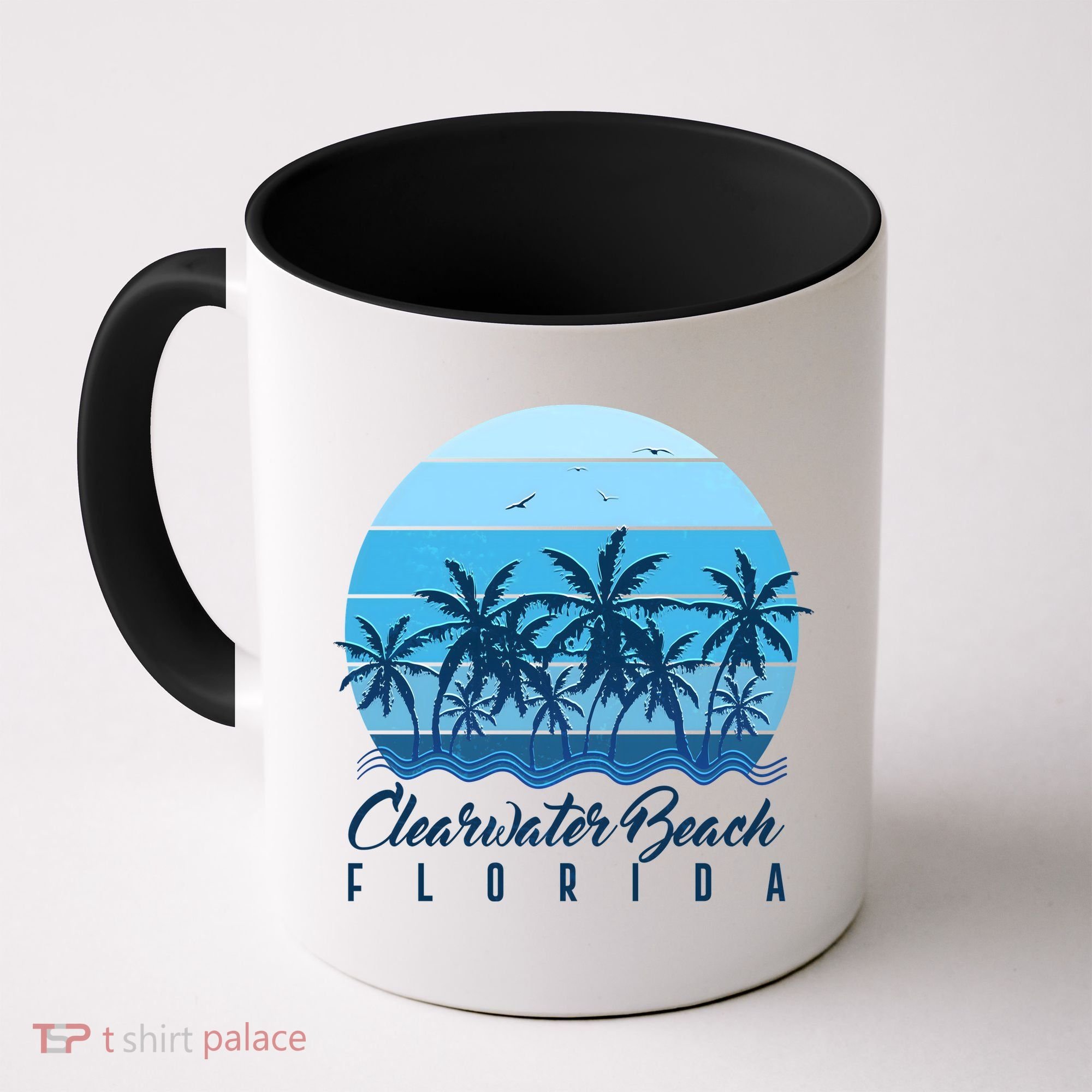 Retro Clearwater Beach Florida Coffee Mug