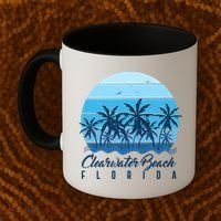 Retro Clearwater Beach Florida Coffee Mug thumb 2