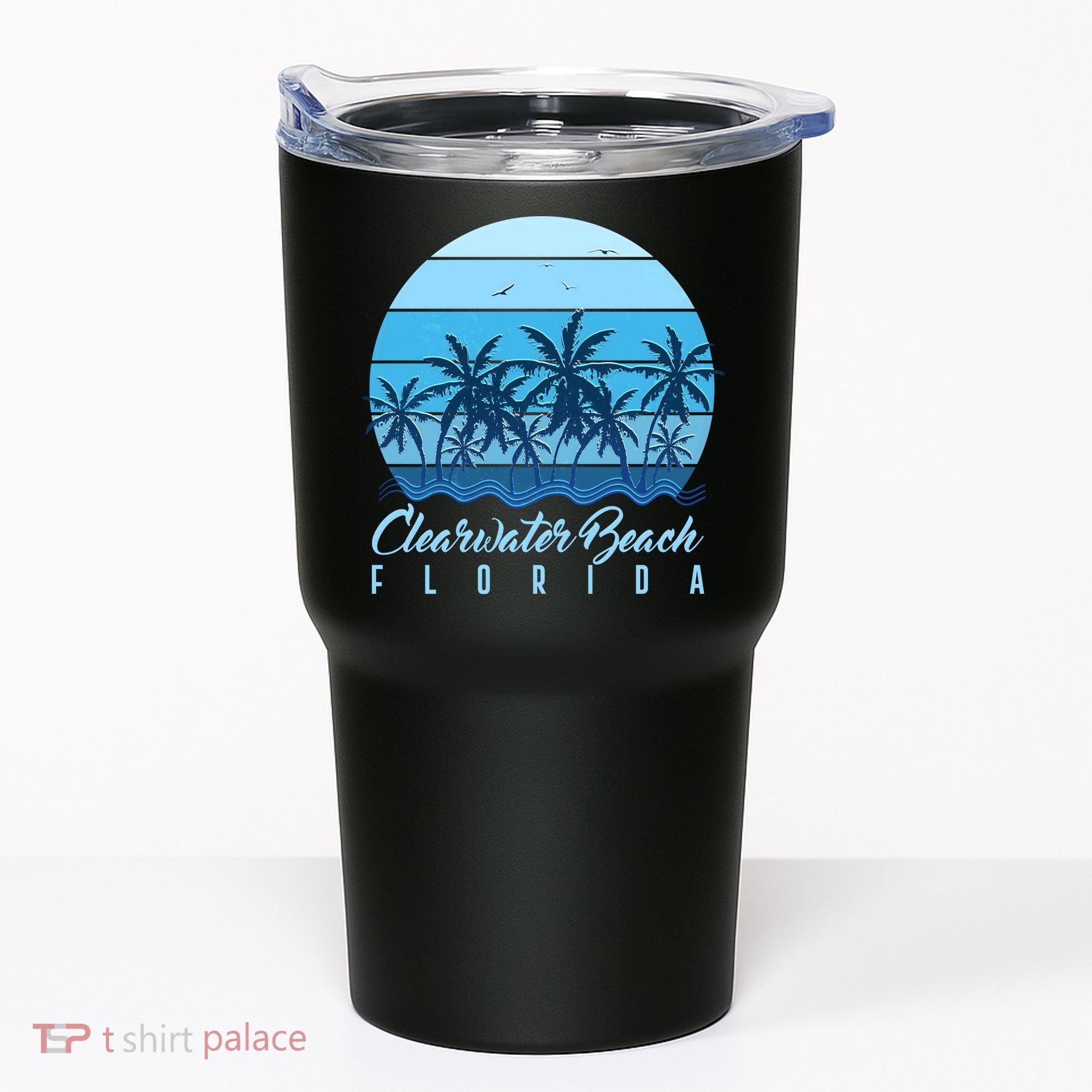 Retro Clearwater Beach Florida Tumbler