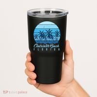 Retro Clearwater Beach Florida Tumbler thumb 2