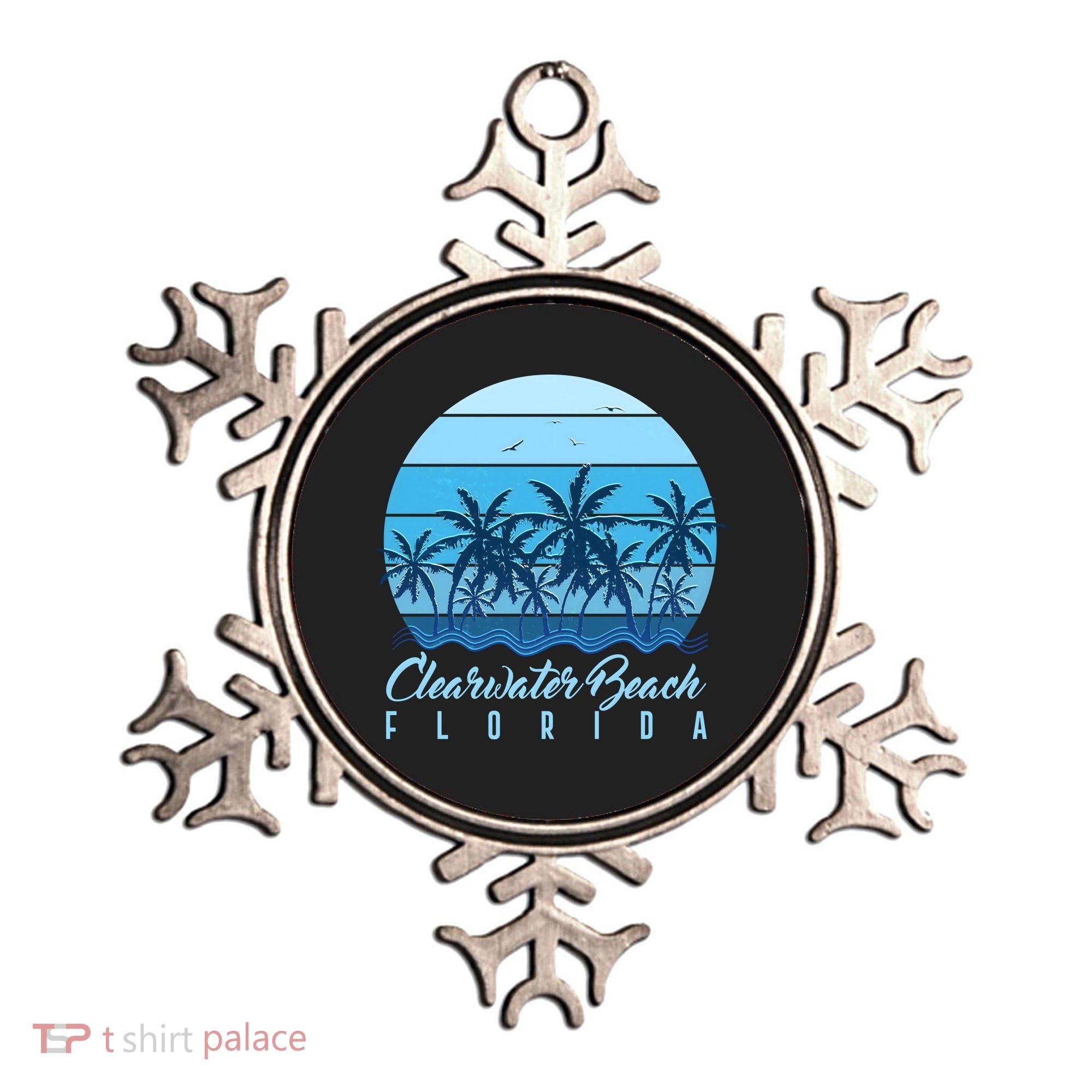 Retro Clearwater Beach Florida Ornament