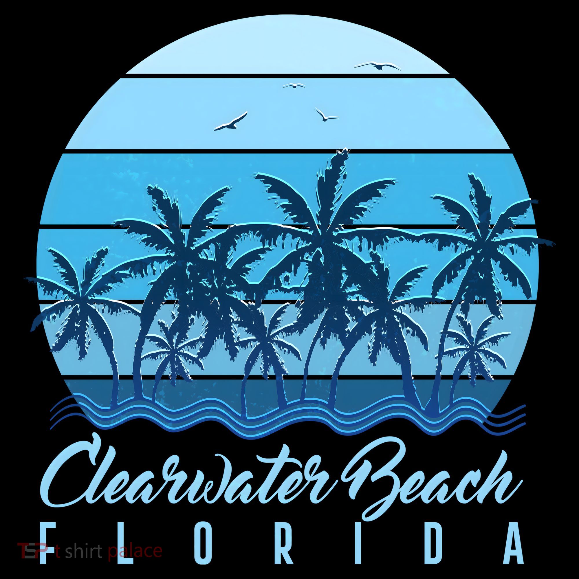 Retro Clearwater Beach Florida Ornament