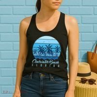 Retro Clearwater Beach Florida Women's Tank Top thumb 2