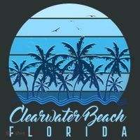 Retro Clearwater Beach Florida Baby Bodysuit thumb 2
