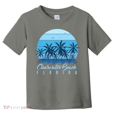 Retro Clearwater Beach Florida Toddler T-Shirt