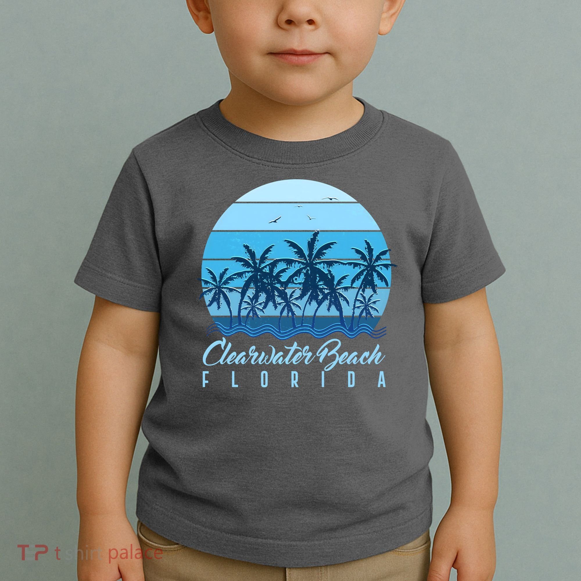 Retro Clearwater Beach Florida Toddler T-Shirt