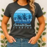 Retro Clearwater Beach Florida Women's T-Shirt thumb 2