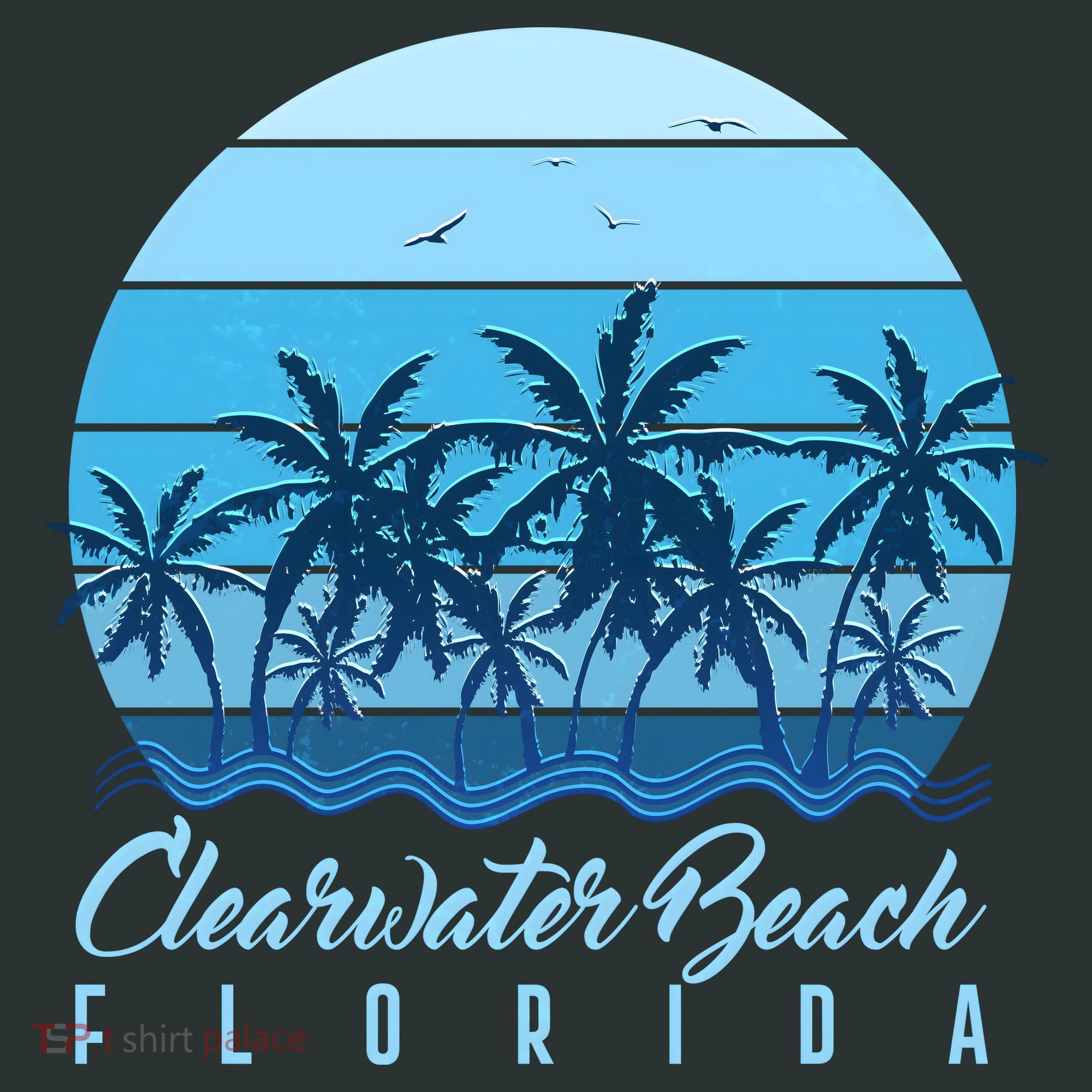 Retro Clearwater Beach Florida Kids Sweatshirt