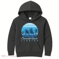 Retro Clearwater Beach Florida Kids Hoodie thumb 0