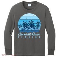 Retro Clearwater Beach Florida Kids Long Sleeve Shirt thumb 0