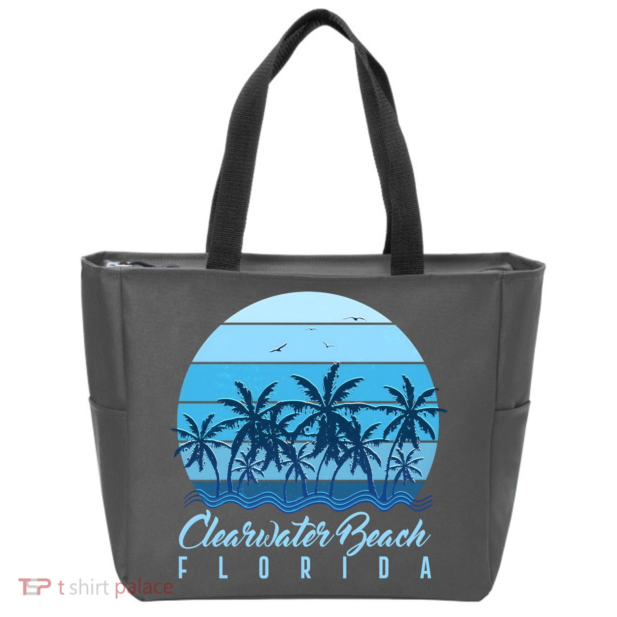 Retro Clearwater Beach Florida Tote Bag