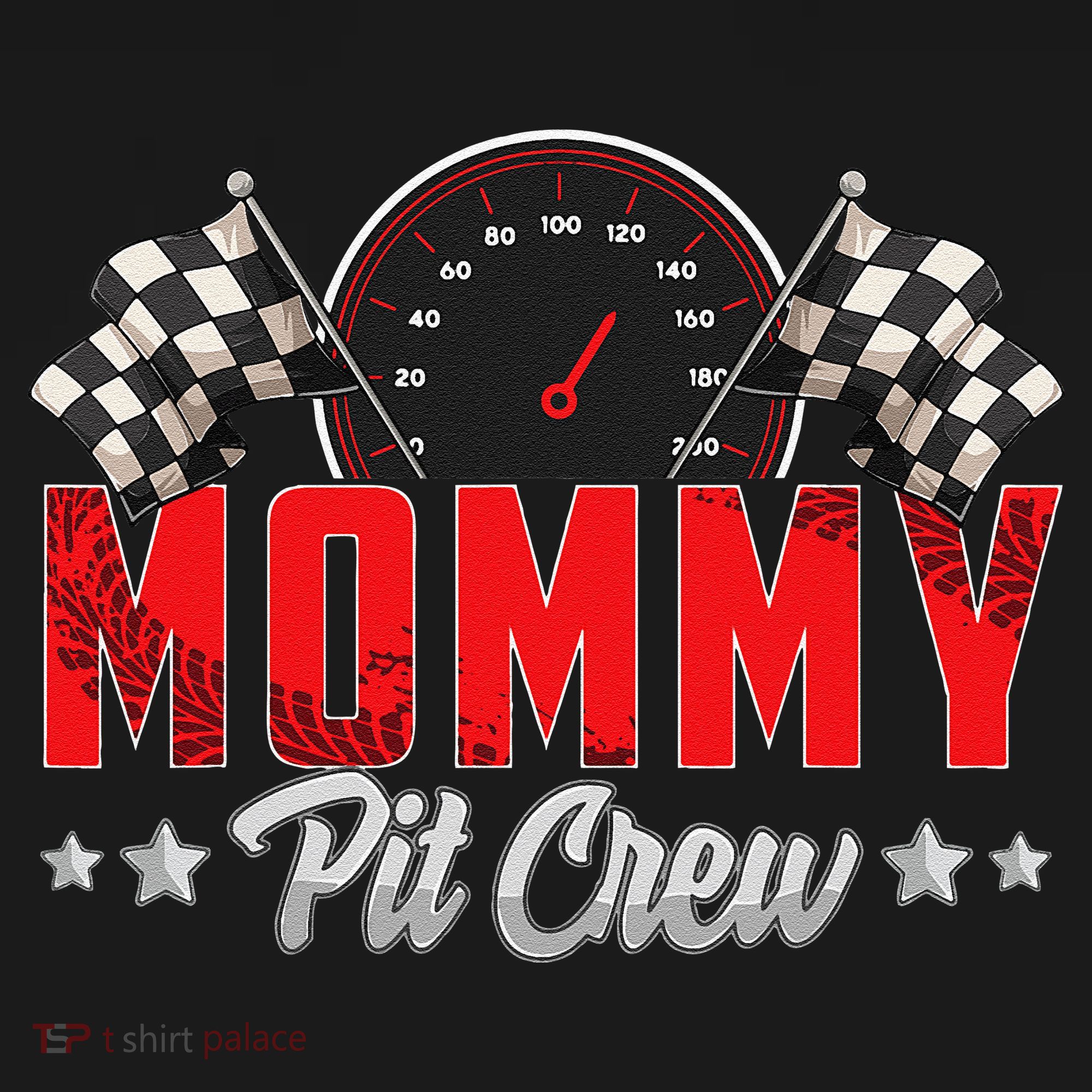 Race Car Birthday Party Racing Family Mommy Pit Crew Polo