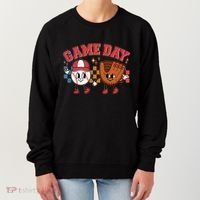 Retro Cartoon Baseball Game Day Women's Sweatshirt thumb 0
