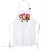 Retro Cartoon Baseball Game Day Apron thumb 0