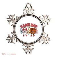 Retro Cartoon Baseball Game Day Ornament thumb 0