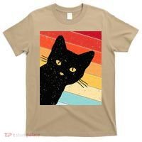 Retro Cat Black Cat Vintage Cat Cat T-Shirt thumb 0