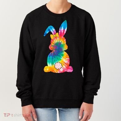 Rainbow Colorful Bunny Women's Sweatshirt