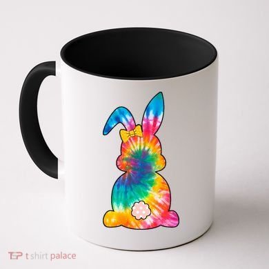 Rainbow Colorful Bunny Coffee Mug