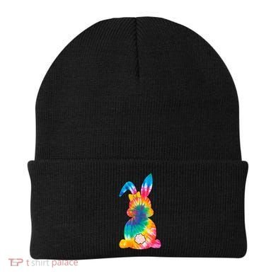 Rainbow Colorful Bunny Beanie