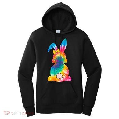 Rainbow Colorful Bunny Women's Hoodie