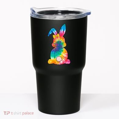 Rainbow Colorful Bunny Tumbler