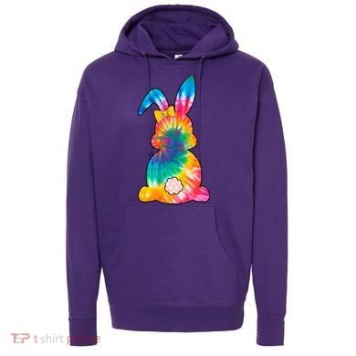 Rainbow Colorful Bunny Hoodie
