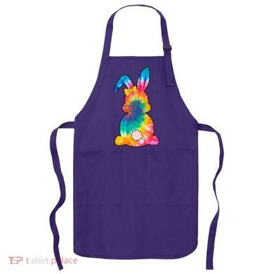 Rainbow Colorful Bunny Apron