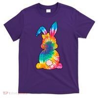 Rainbow Colorful Bunny T-Shirt thumb 0