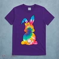 Rainbow Colorful Bunny T-Shirt thumb 5