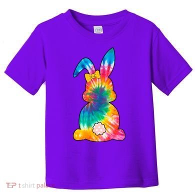 Rainbow Colorful Bunny Toddler T-Shirt