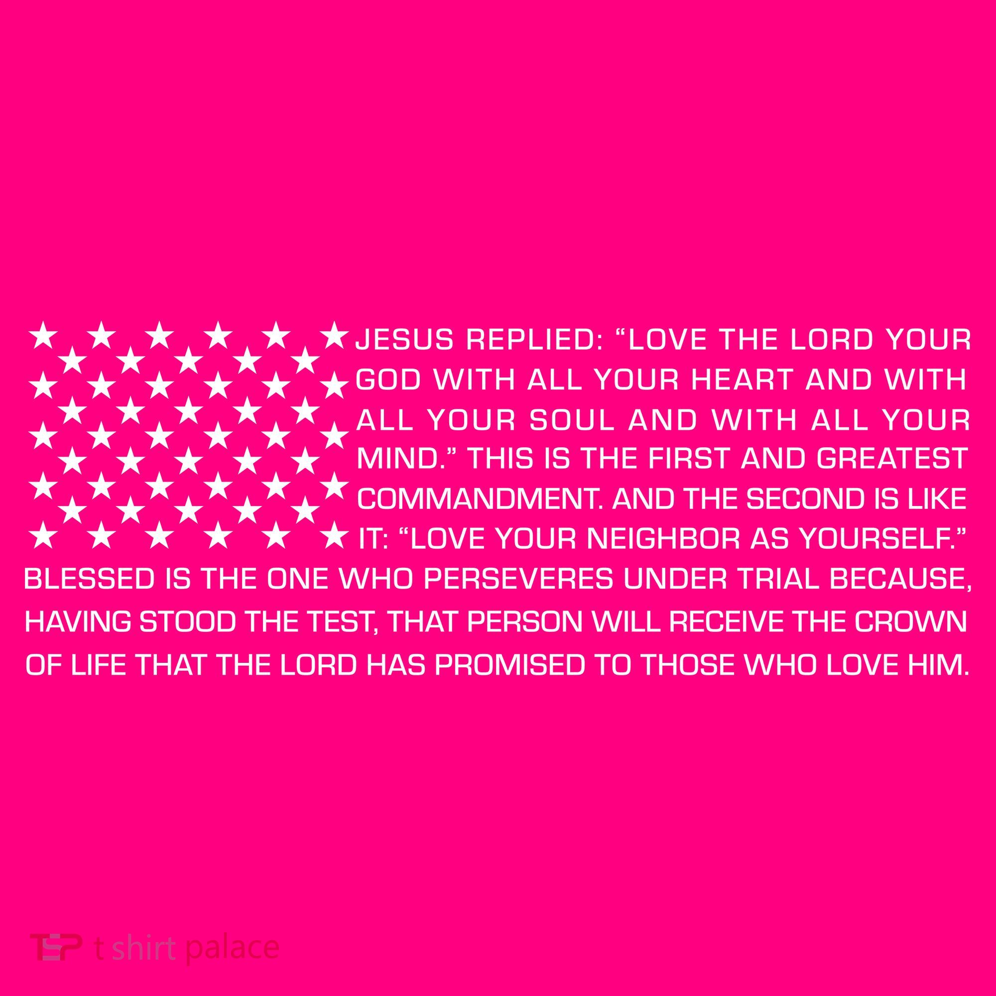 Religious Christianity Bible Verse USA American Flag USA-Made Doggie Bandana