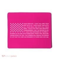 Religious Christianity Bible Verse USA American Flag Mousepad thumb 0