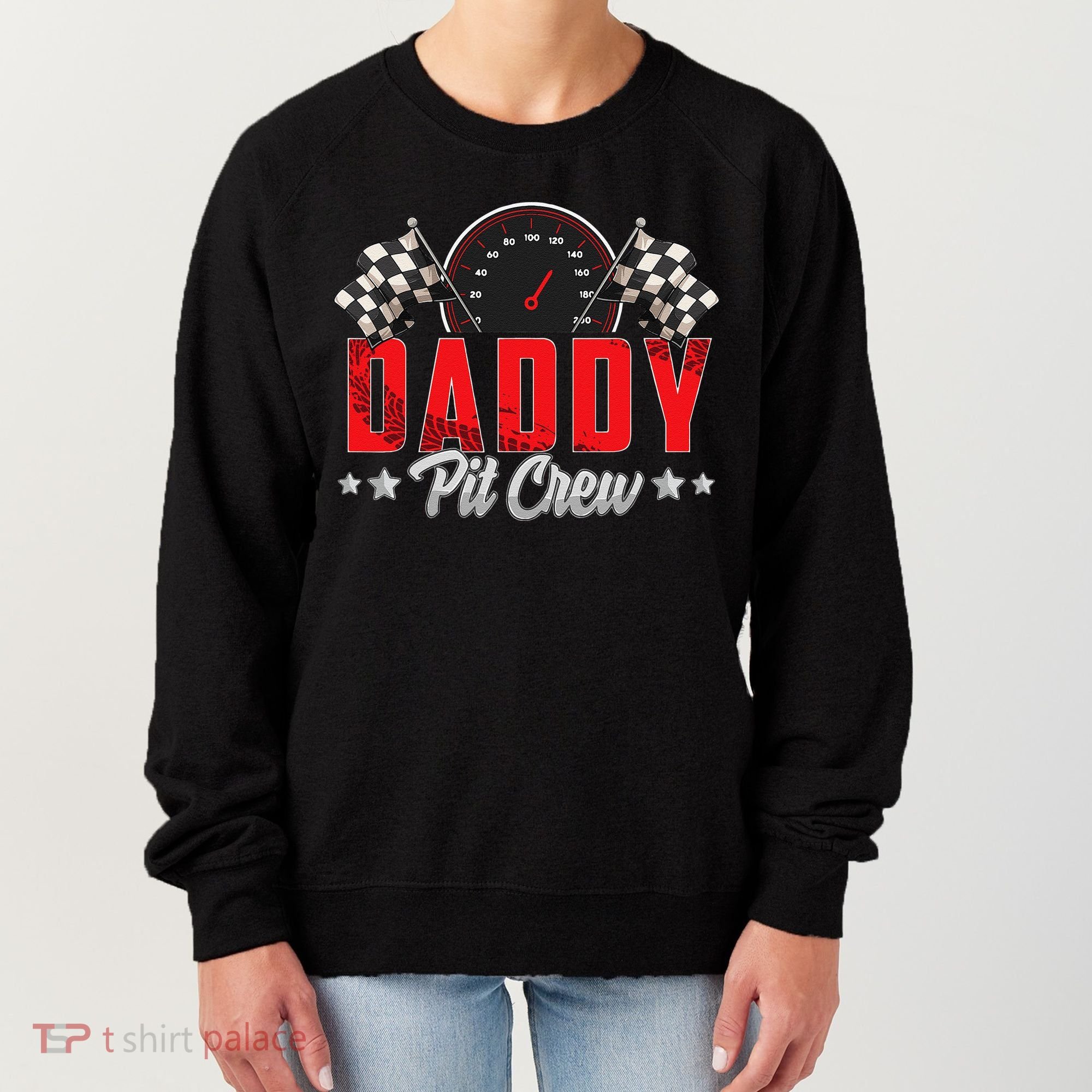 Race Car Birthday Party Racing Family Daddy Pit Crew Women's Sweatshirt