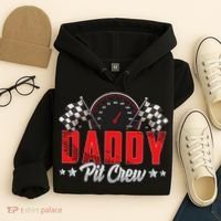 Race Car Birthday Party Racing Family Daddy Pit Crew Hoodie thumb 4