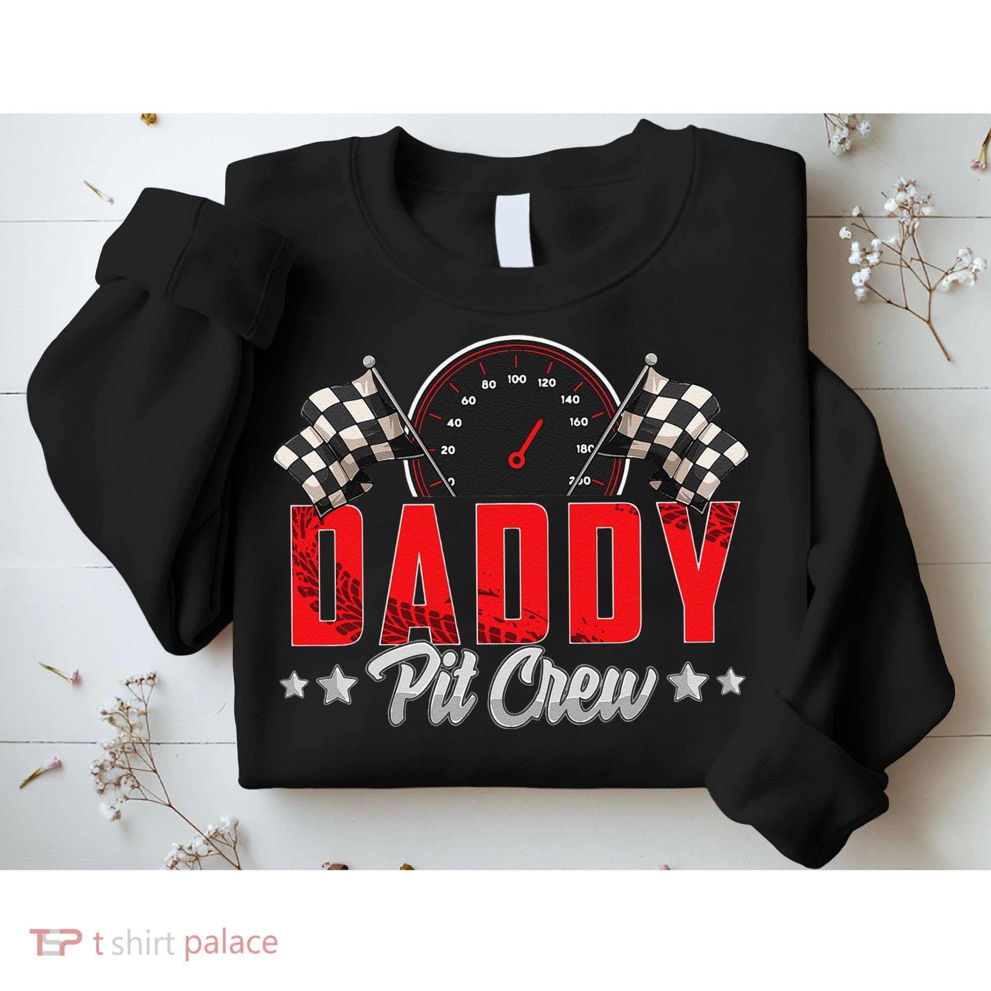 Race Car Birthday Party Racing Family Daddy Pit Crew Sweatshirt