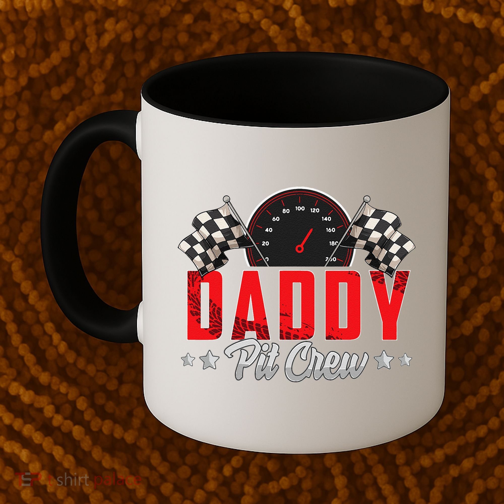 Race Car Birthday Party Racing Family Daddy Pit Crew Coffee Mug